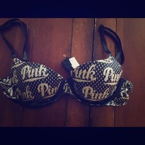 Pink Victoria’s Secret bra